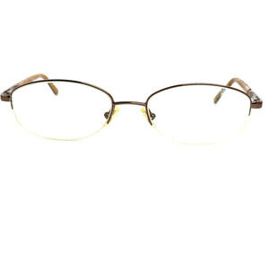 Coach Eyeglasses Women Faye(118) LILAC Tan Half Frame Women 53[]18 140 H19214
